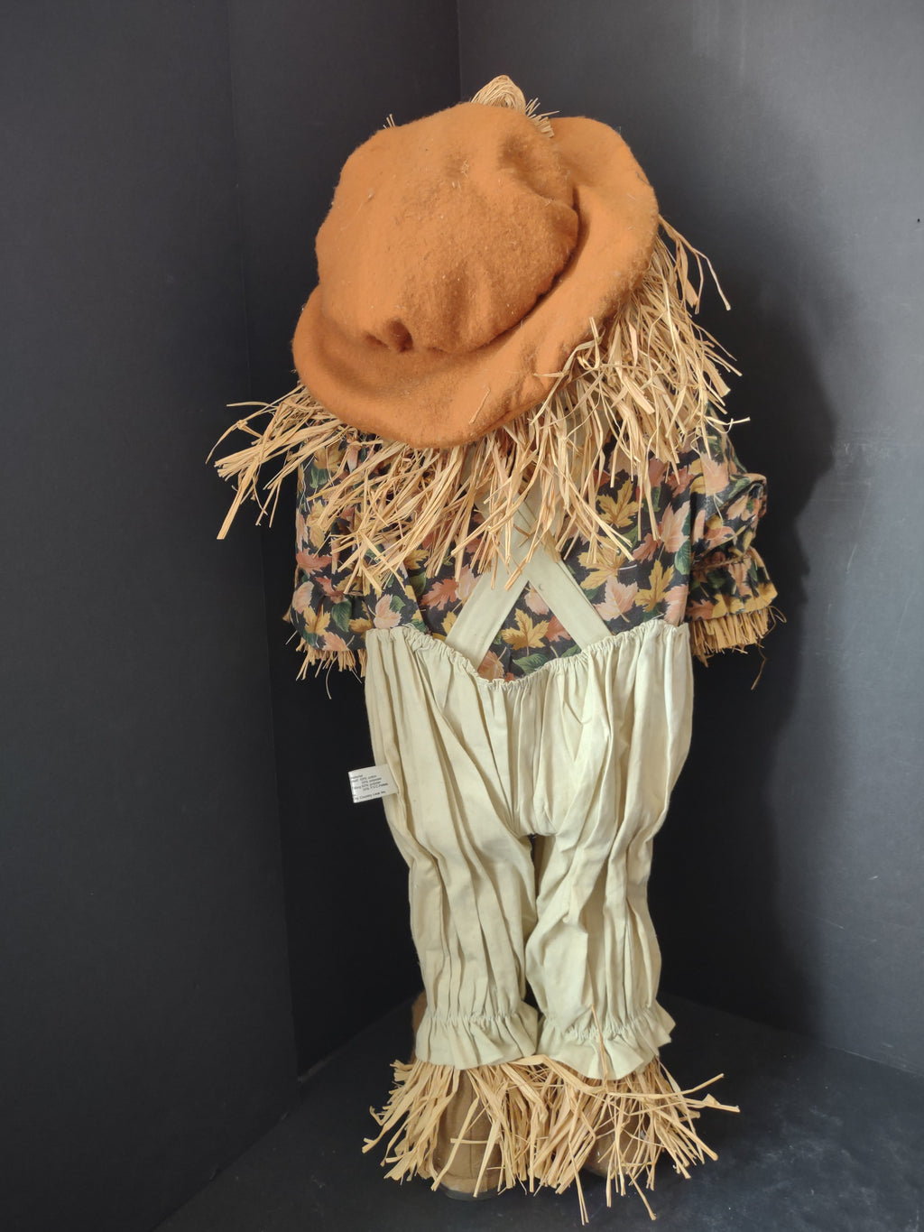 Halloween Fall 25" Country Lace Scarecrow Standing (lot 3078j)
