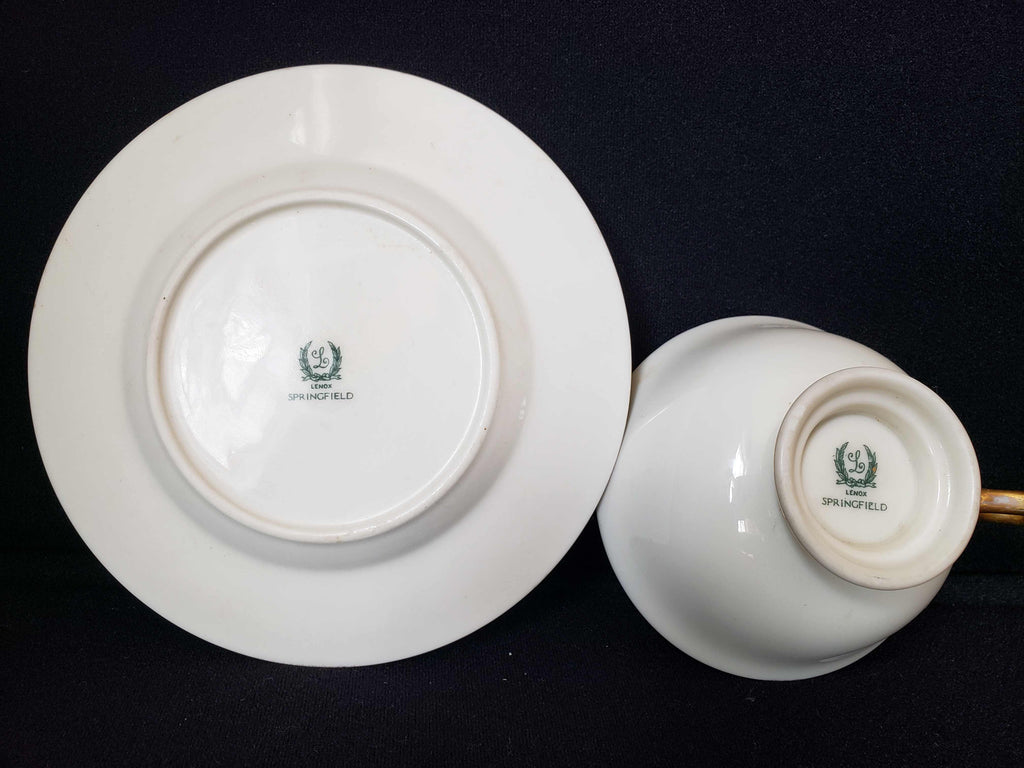 Vintage Lenox Springfield Tea Cup with Liner (lot 1926)
