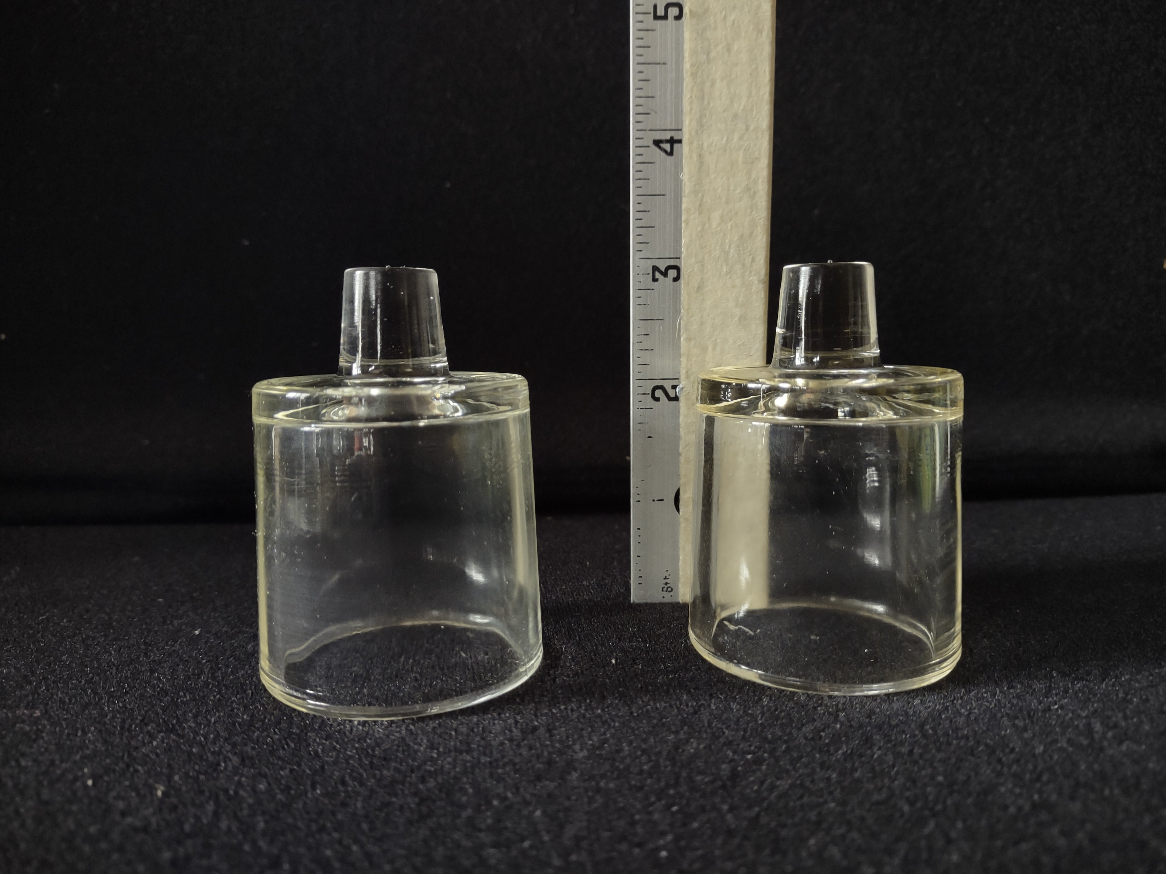 Vintage Small Plane Peg Votive Candle Holder x 2 (lot 5409)