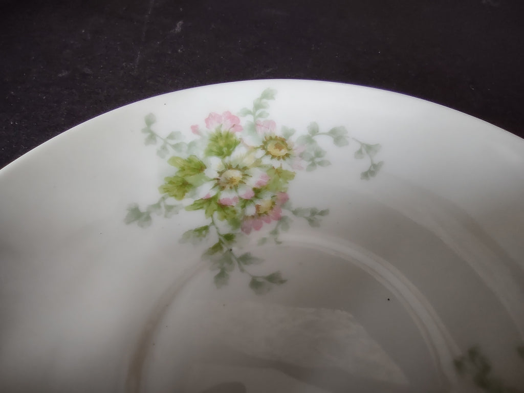 Haviland Limoges GDA Saucer ONLY Pink Daisy Daisies (lot 879)