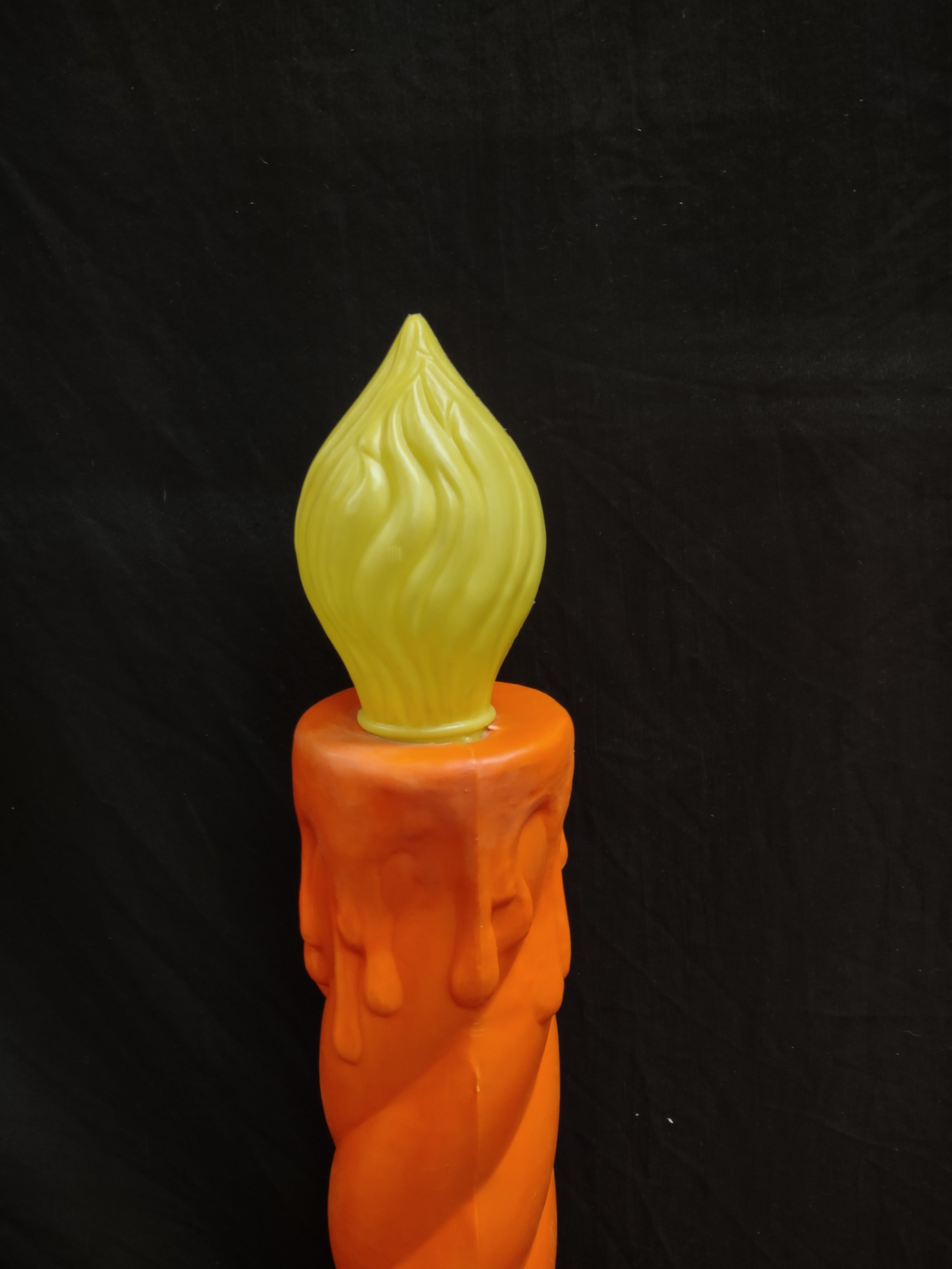 Vintage Christmas Blow Mold Candle 35"(lot 2335)