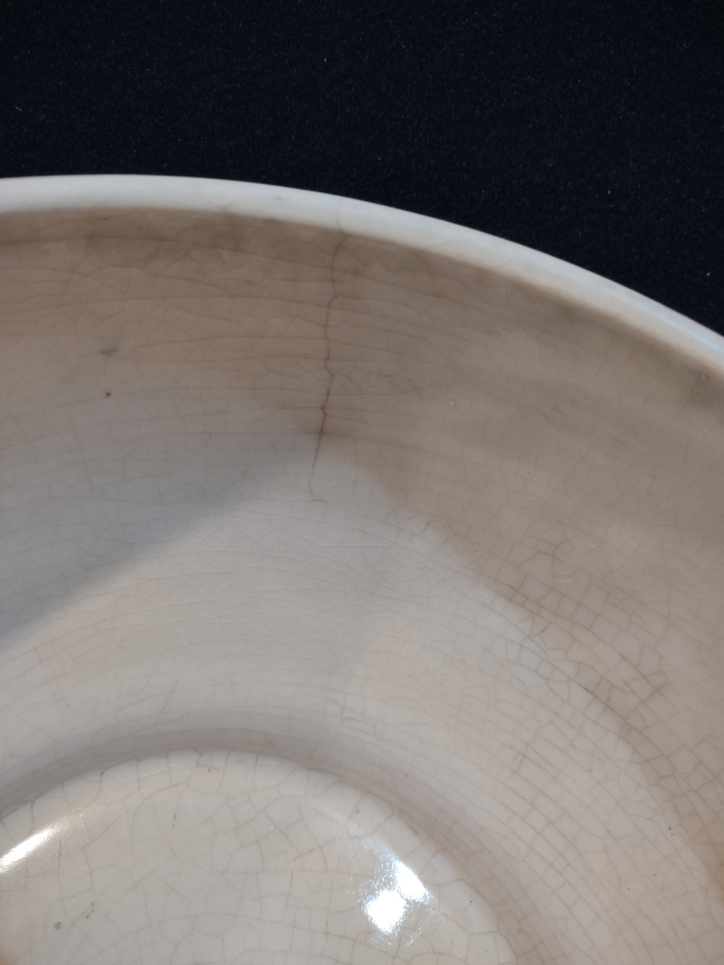 Vintage Roseville Ming Tree White 1949 MCM Pottery Ceramic Bowl 527-9 (lot 5364)
