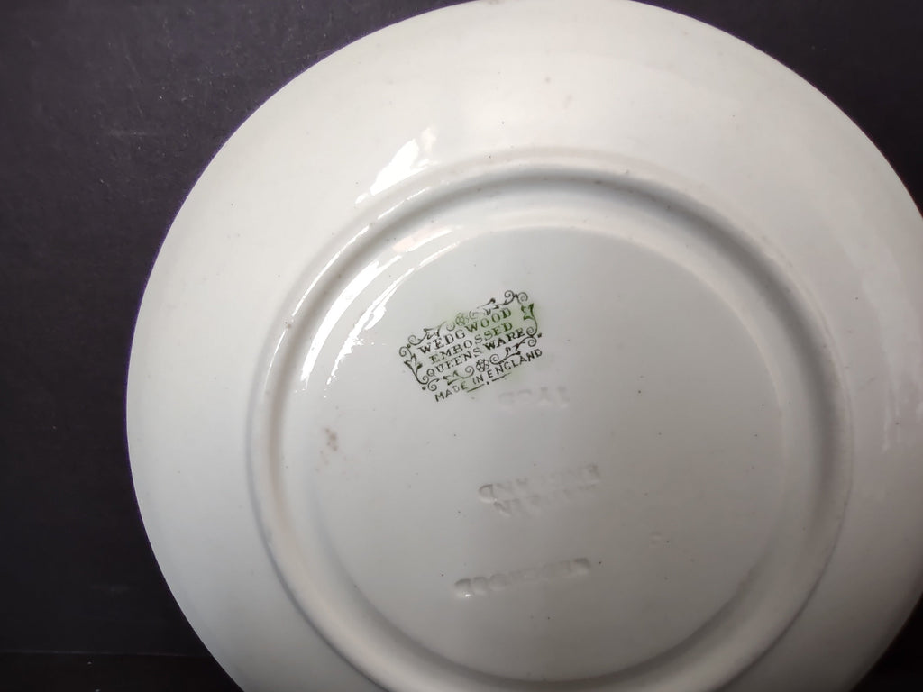 Vintage Wedgwood Queens Ware Espresso Demitasse Cup Saucer REPAIRED [6185]