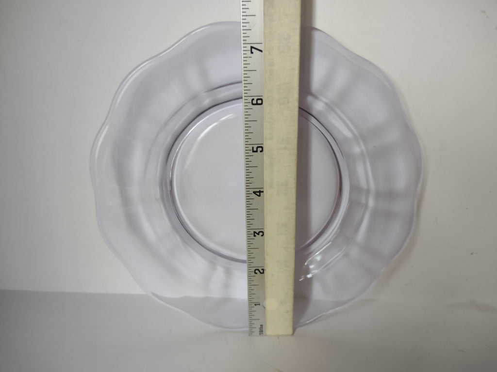 Fostoria Wisteria Lilac Lafayette Glass Dessert Plate 7-1/2" Neodymium (lot 2733