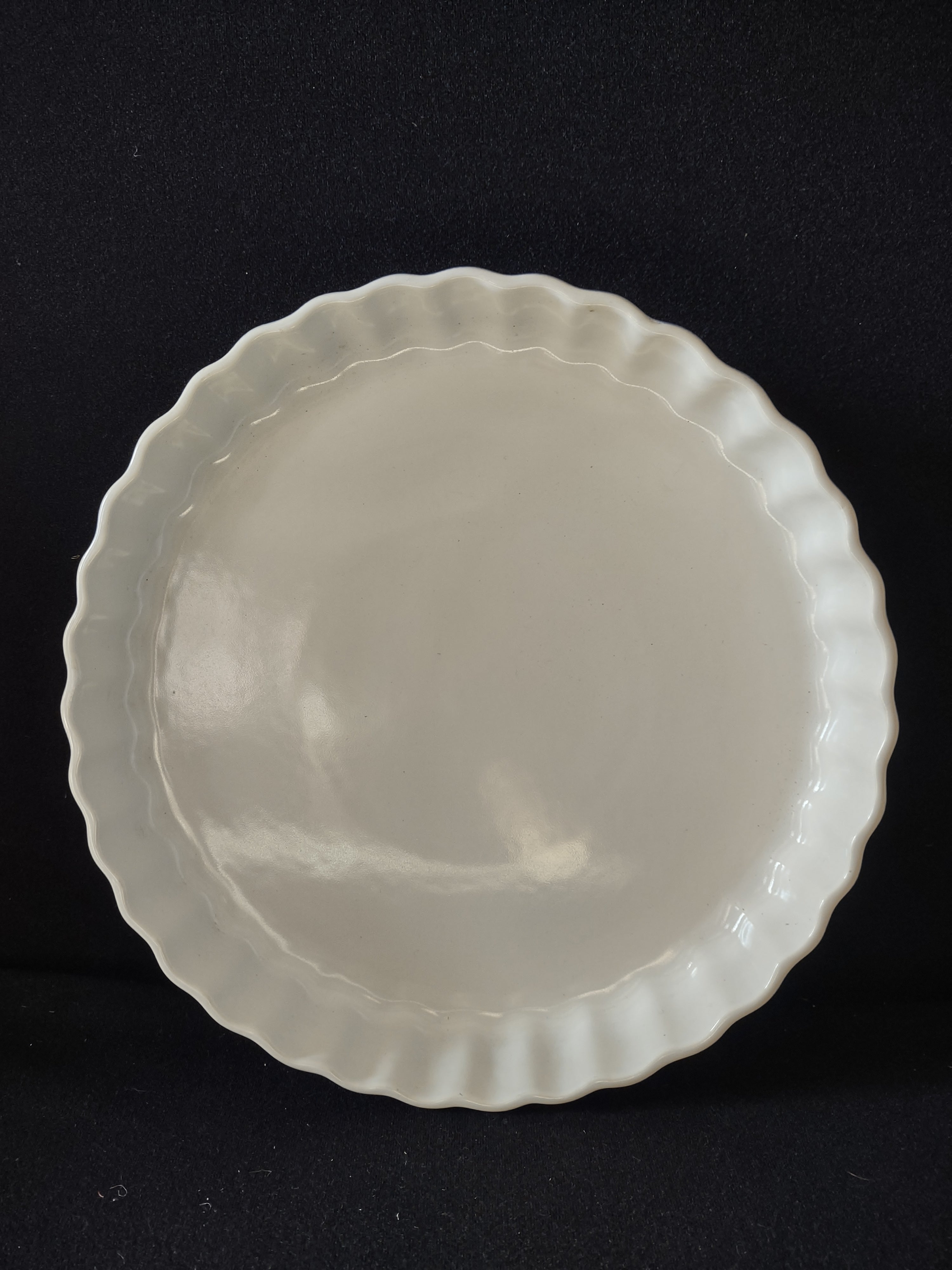 Roscho Coblat Blue 10" Pie Pan Ceramic for Oven Microwave (lot 5216)