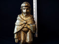 Vintage Christmas Paper Mache Gold Kneeling Wise Man (Lot 4817)