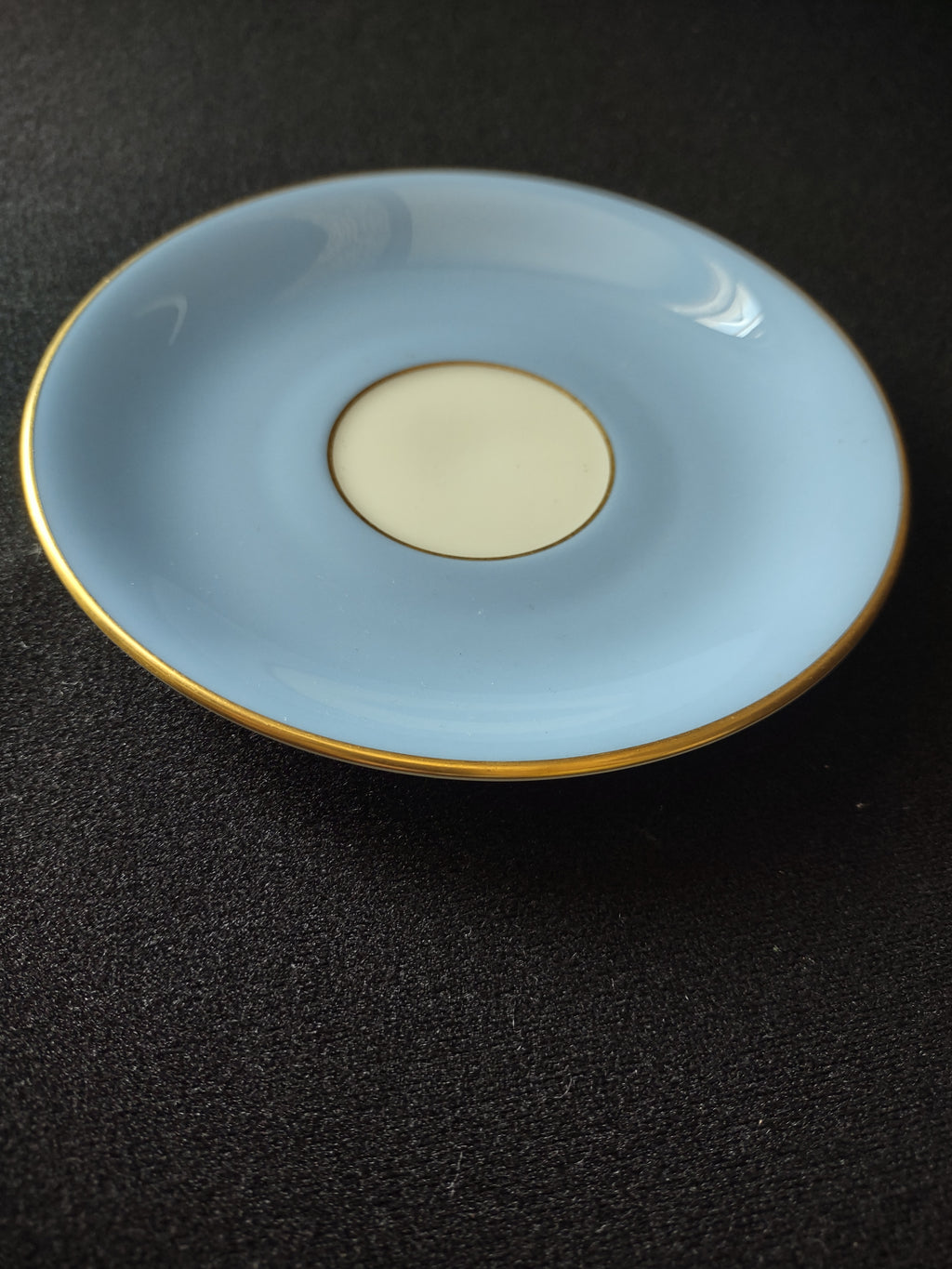 Vintage Lenox Blue Rim Saucer ONLY Blue Stamp (lot 1801)