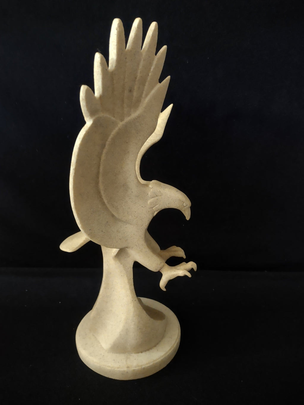Herco Alabaster Winged Eagle 11" Statue (Lot 3261)