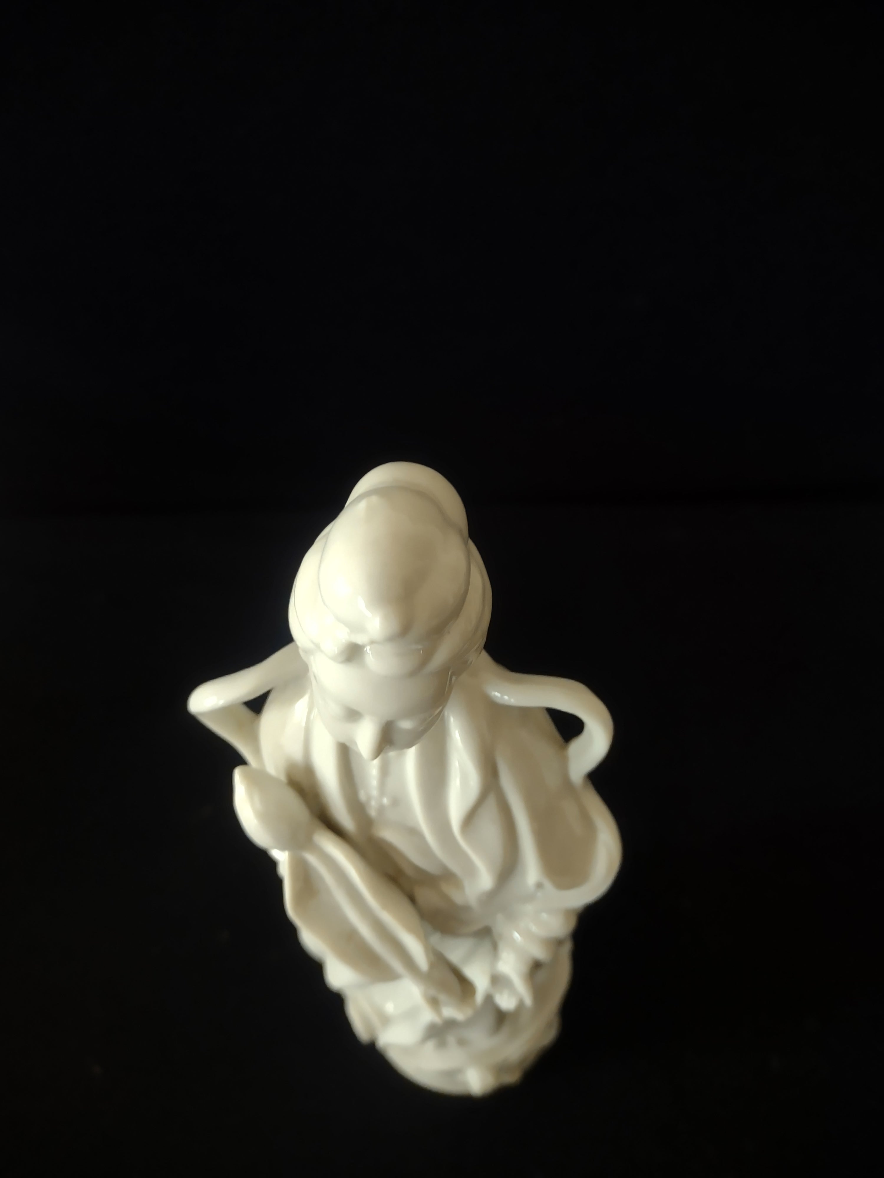 Homco Porcelain Asian Figurine Kwan Yin Compassion Mercy Kindness (Lot 3551)