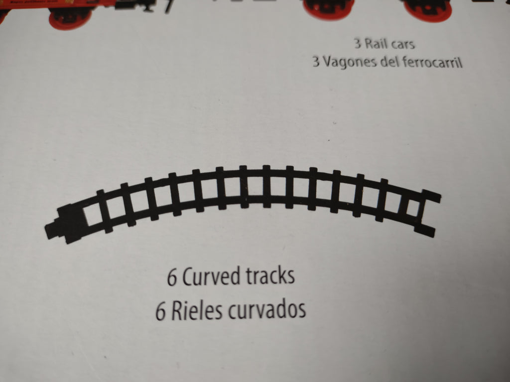 Christmas 3 Wagon Train Round Track (lot 1377)