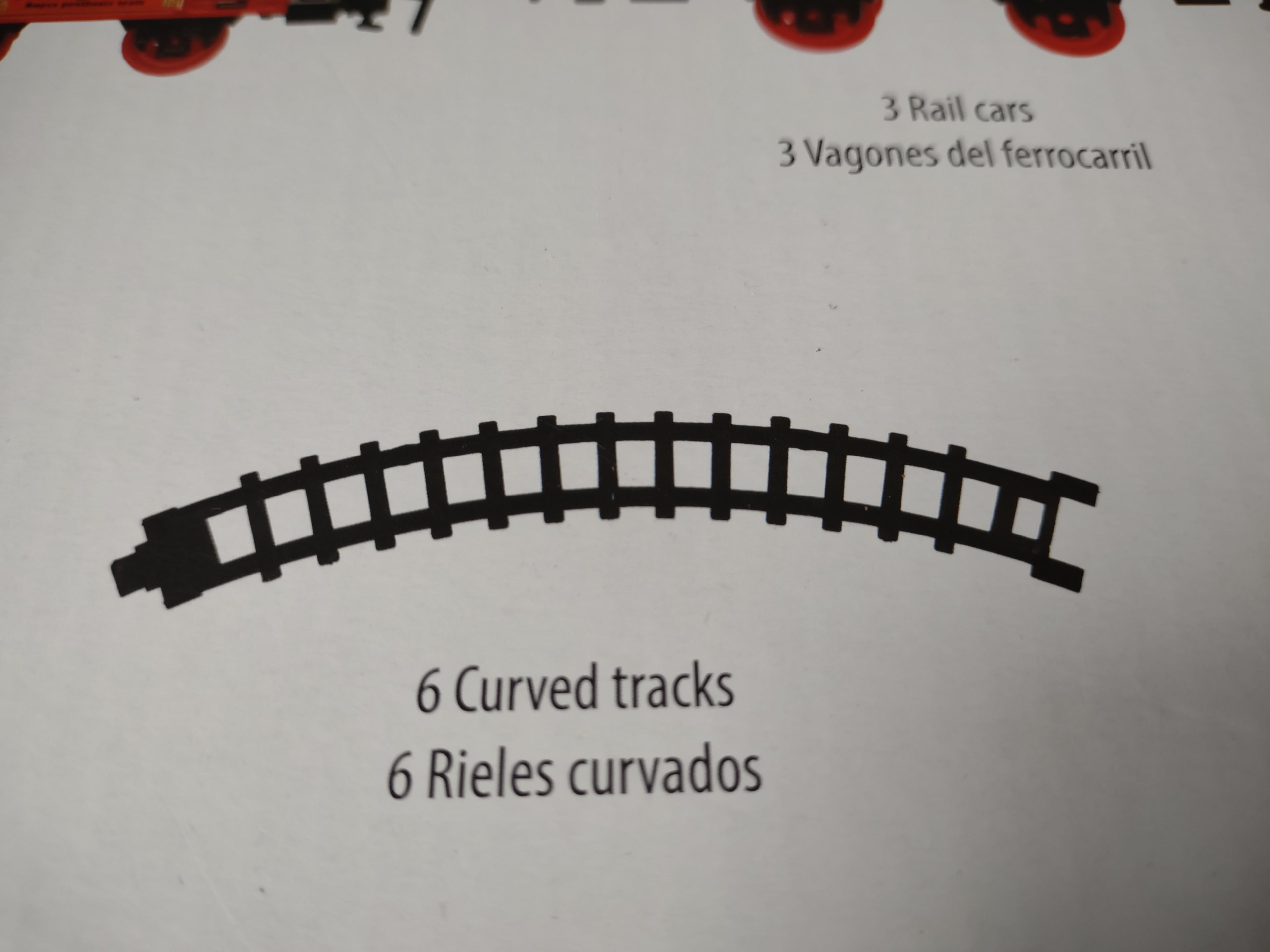 Christmas 3 Wagon Train Round Track (lot 1377)