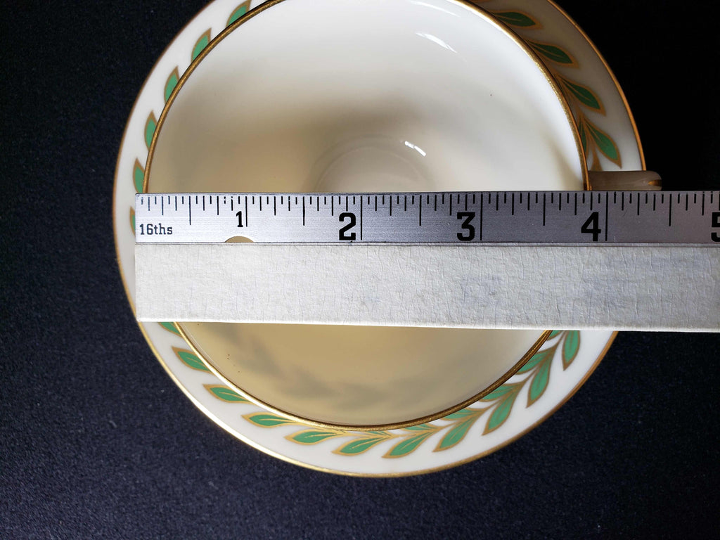 Vintage Lenox Athenia X-421 Tea Cup with Saucer (lot 1928)
