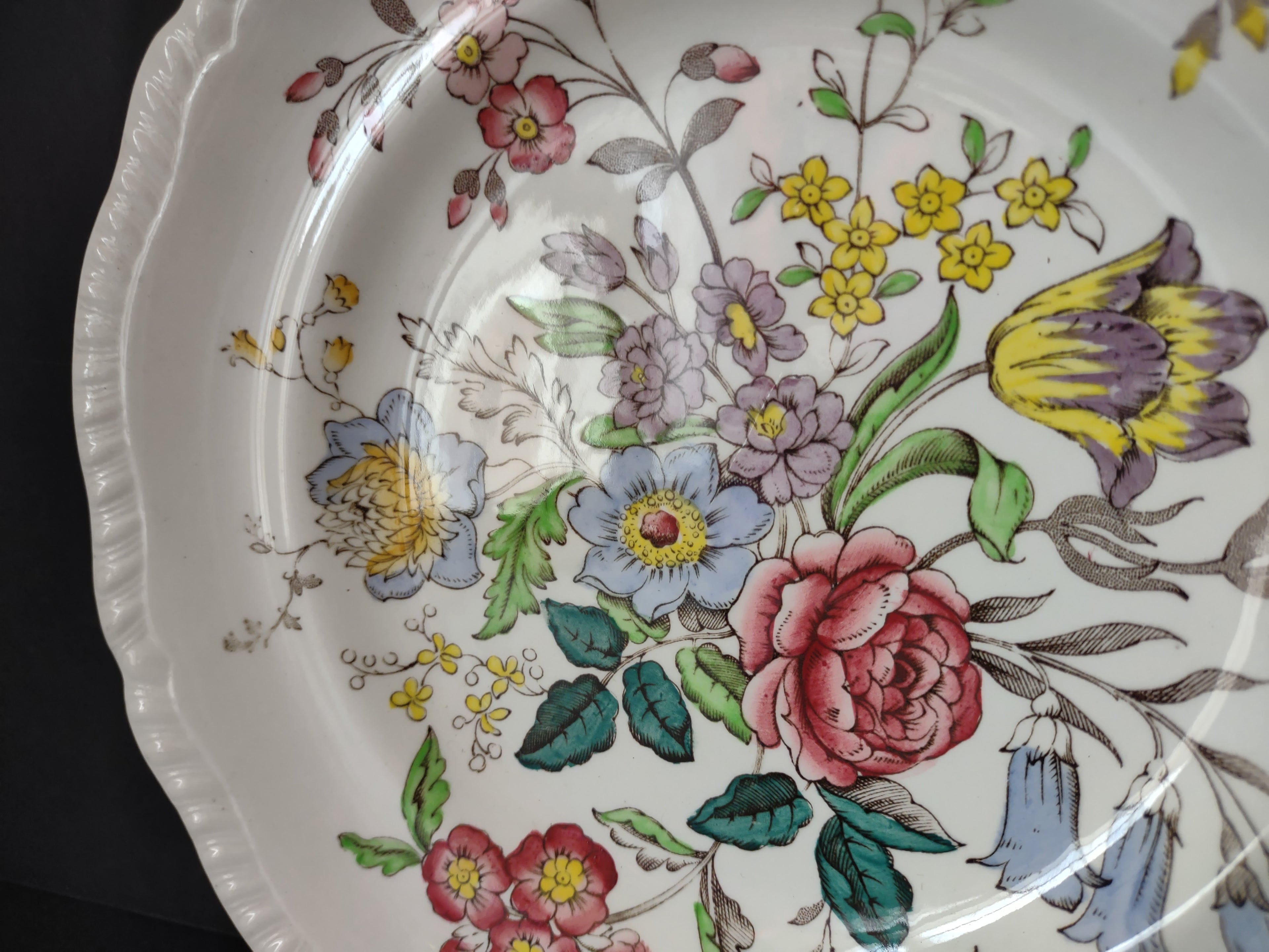 Vintage Spode English Countryside Romney Plate Ironstone (lot 5777)