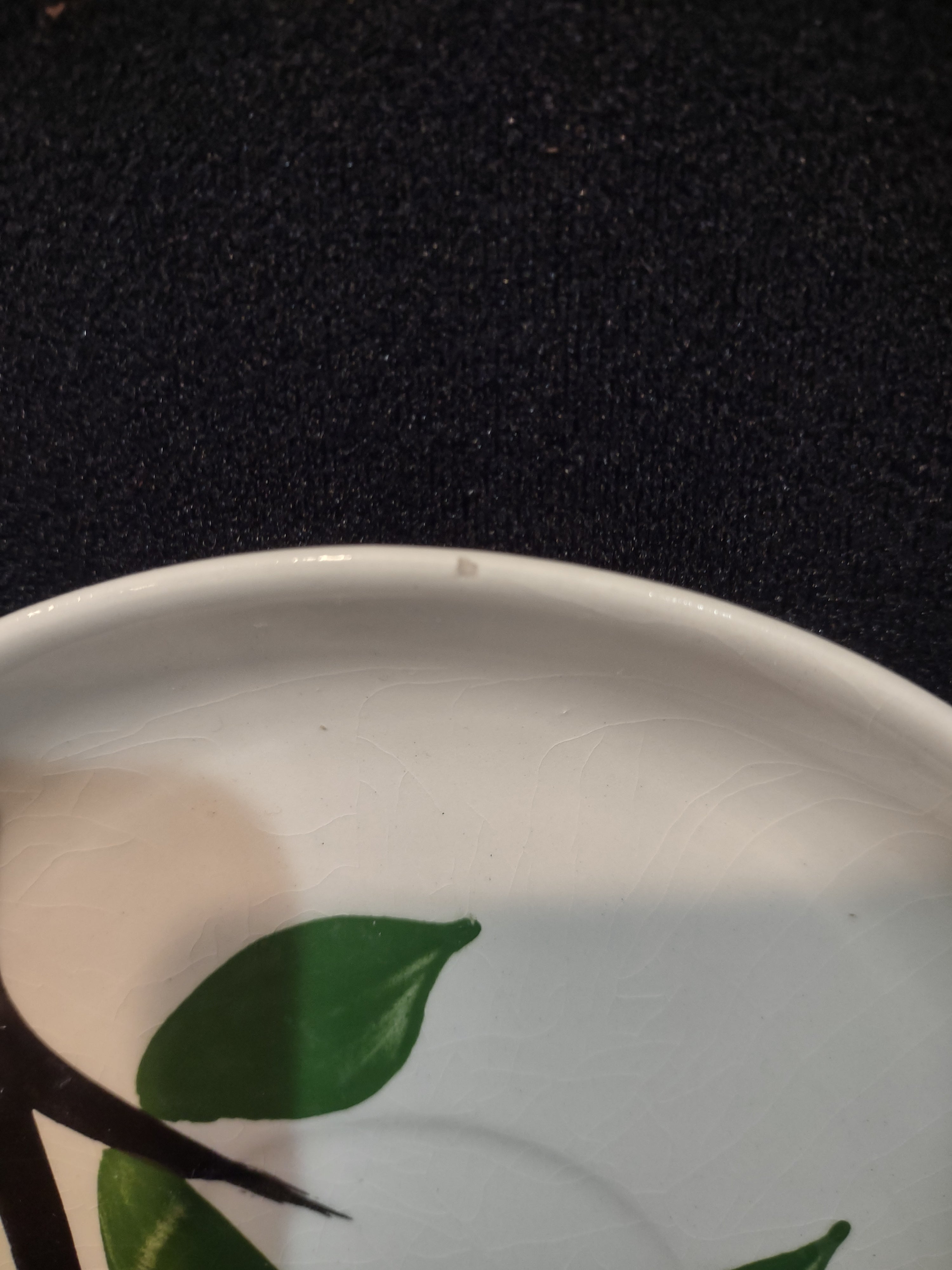 Vintage Dixie Dogwood Pattern Tea Cup Saucer Set Of 3 IMPERFECTIONS (Lot 4259)