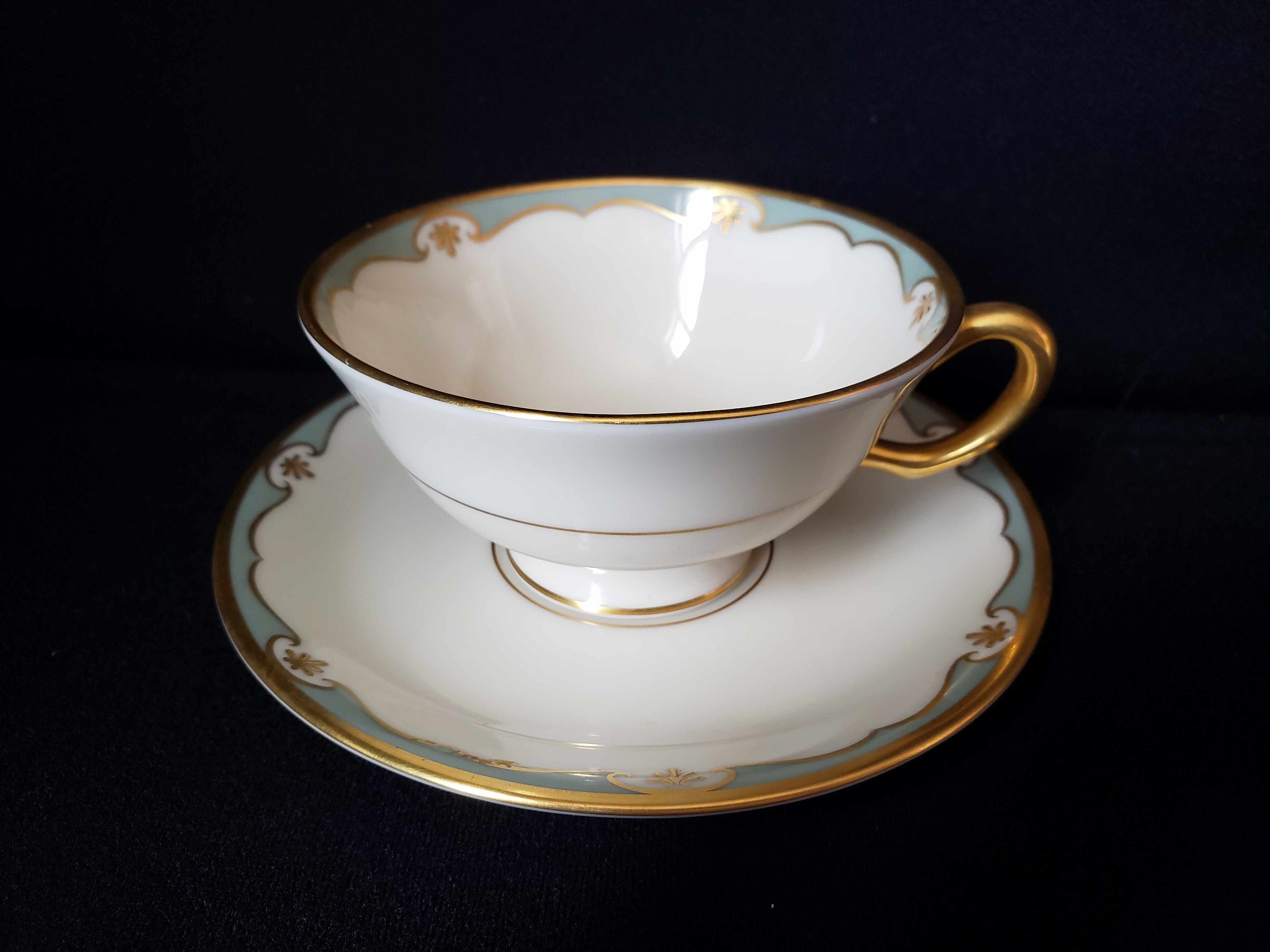 Vintage Lenox Meredith F-505 Tea Cup with Saucer (lot 1927)