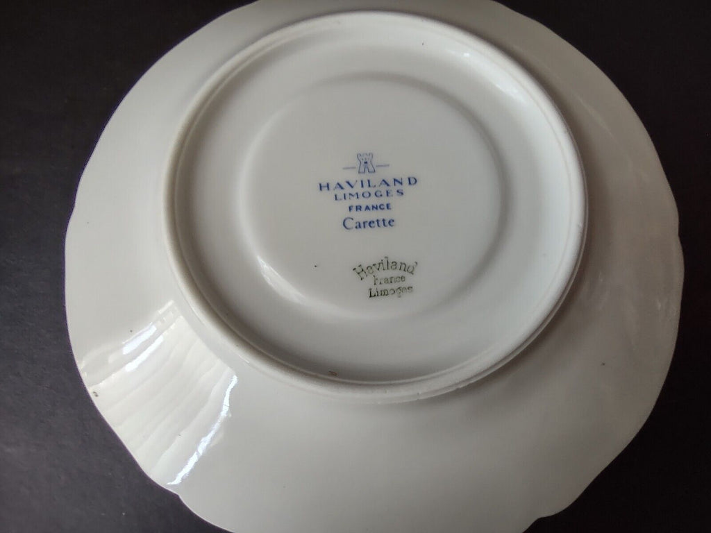 Haviland Limoges France Carette Saucer ONLY Green Design (lot 736)
