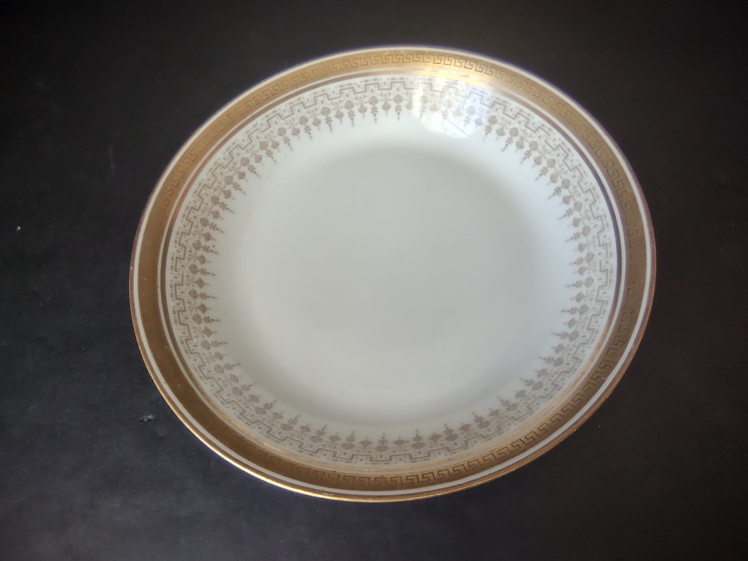 Delinieres Haviland Limoges Small Bowl Gold Black Decor (lot 1074)