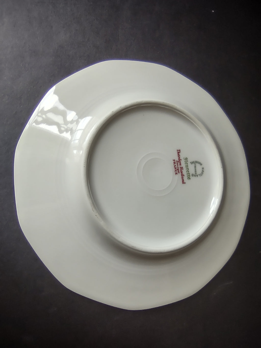 Haviland Limoges Fleurettel 5 x Salad/ Dessert Plate 7-1/2" Floral (lot 808)