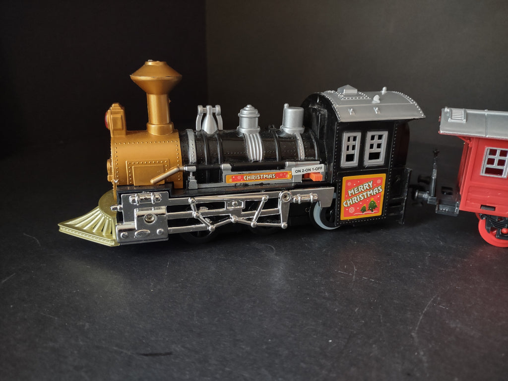 Christmas 3 Wagon Train Round Track (lot 1377)