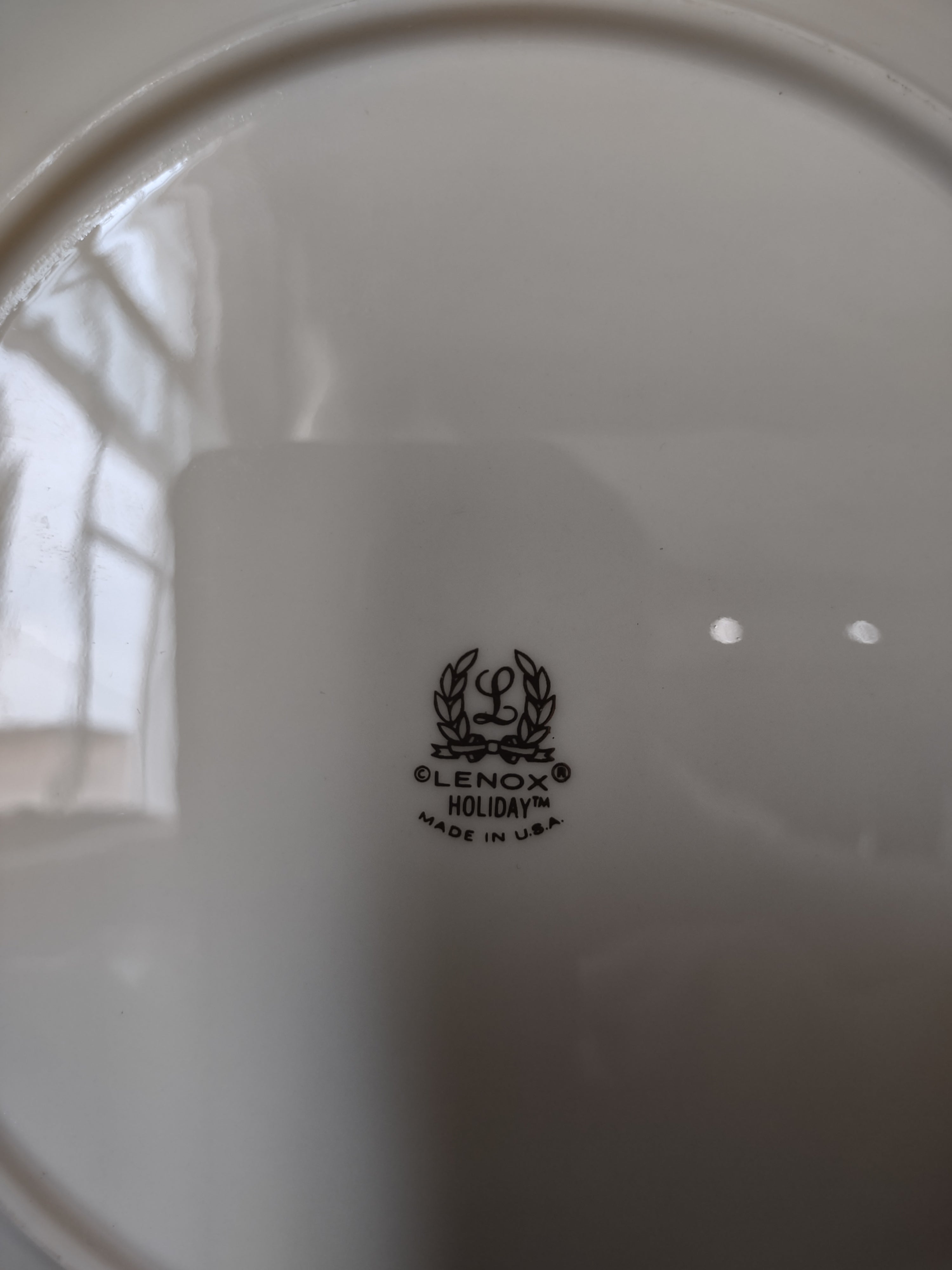 Vintage Lenox Holiday Salad or Luncheon Plate 8-1/8" (lot 1870)