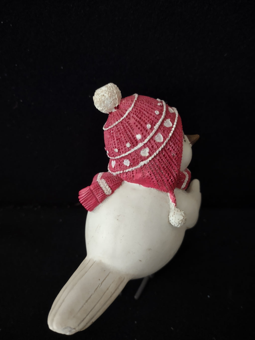 Vintage Winter Christmas 3 Skating Birds in Hats Cute Funny (Lot 3673)
