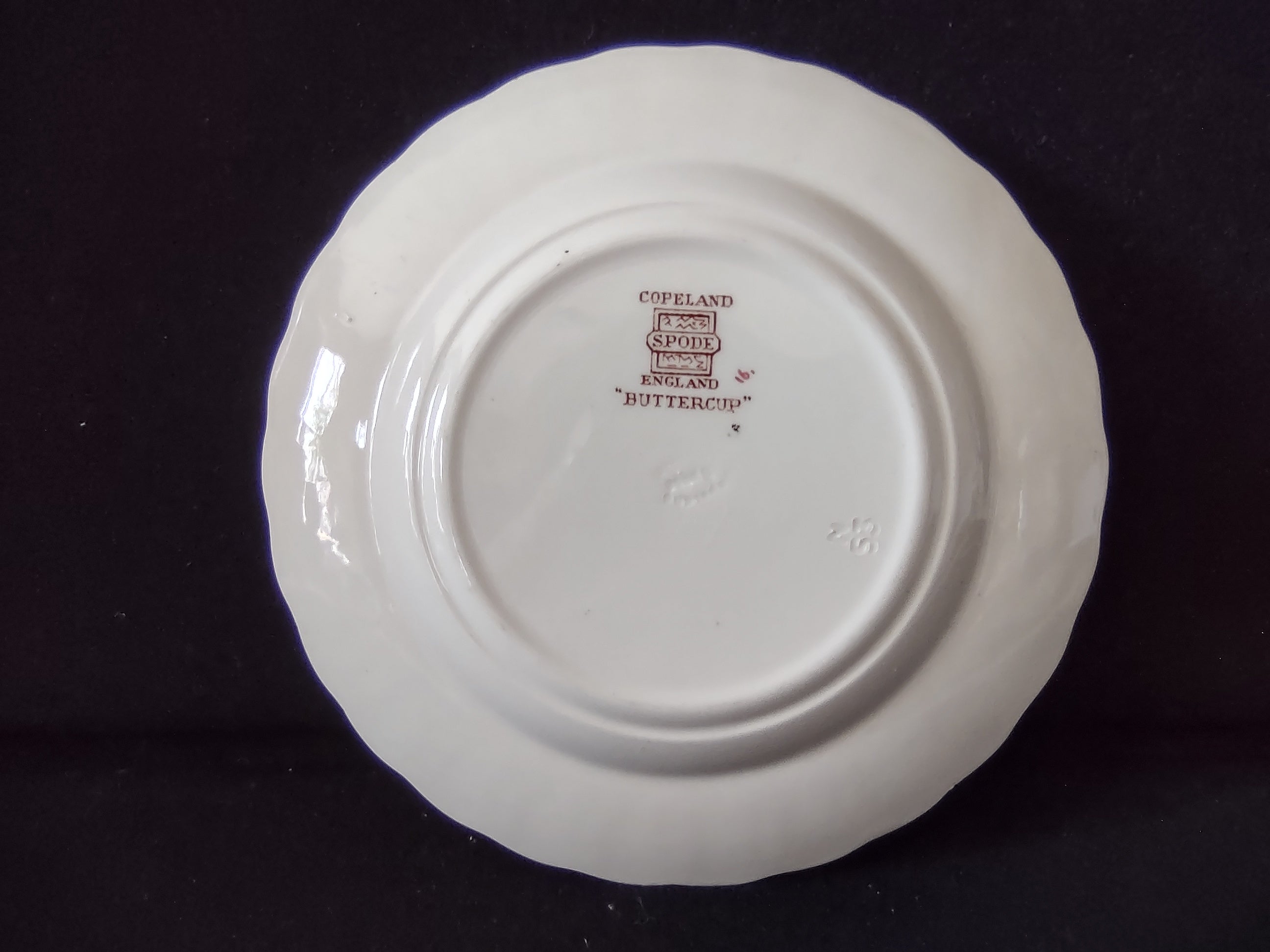 Vintage Spode Buttercup Small Plate x 4 English Countryside Ironstone (lot 5743)