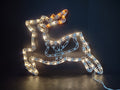 Vintage Christmas Window Mantle Sculpture Reindeer 20" Lighted (lot 3400)