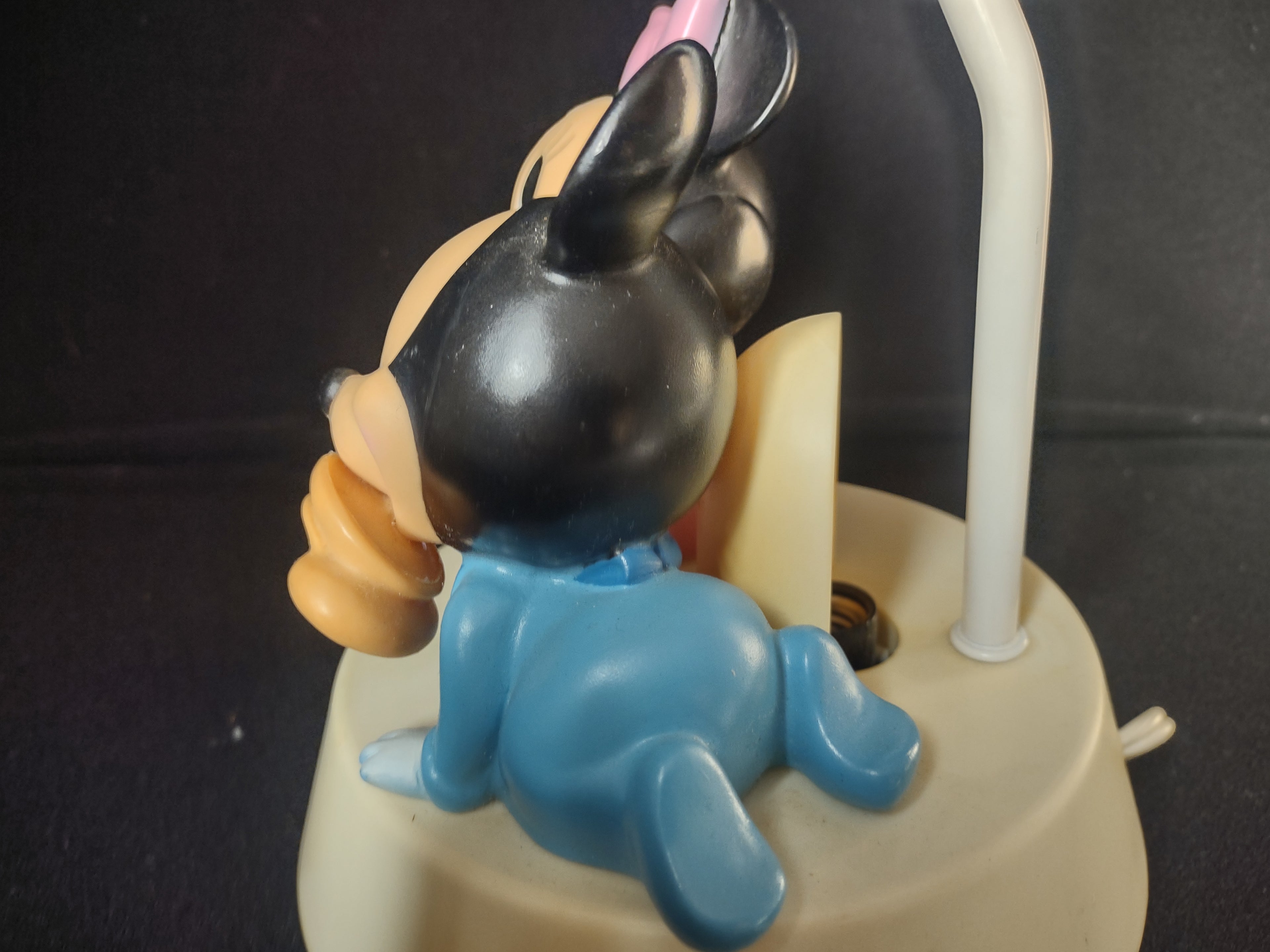 Disney Minnie Mouse Nursery Lamp with Night Light (lot 2493c)