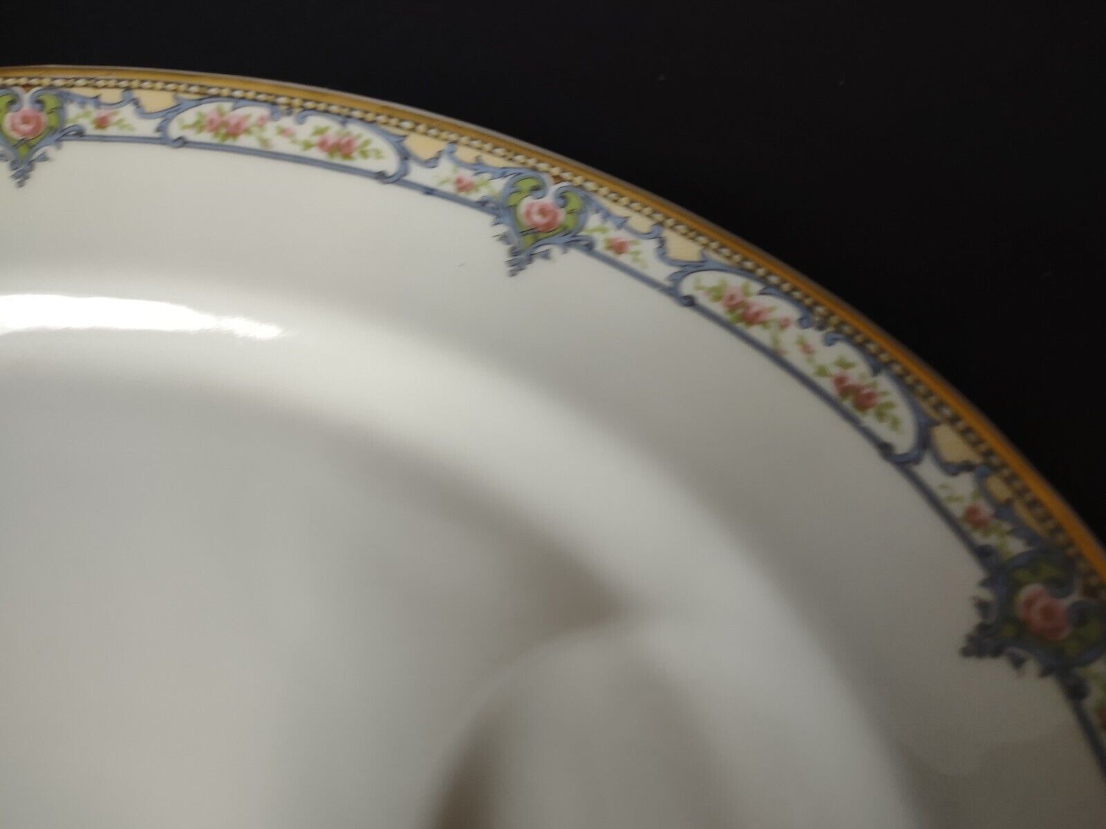 Haviland Limoges Gold Trim Serving Platter 13-1/2" (lot 341)