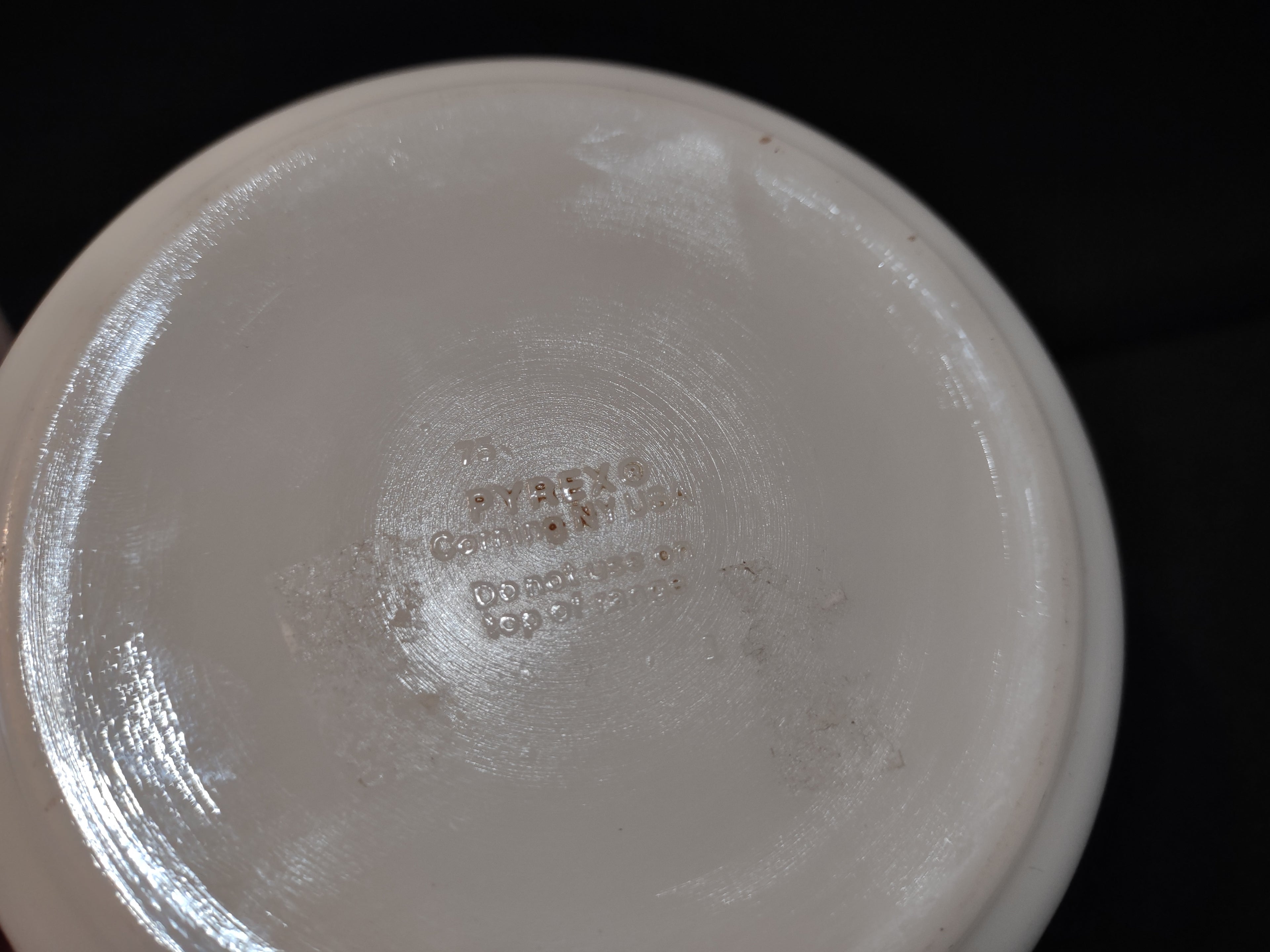 Vintage Pyrex USA Old Town Blue Onion Butter Tub (lot 5391)
