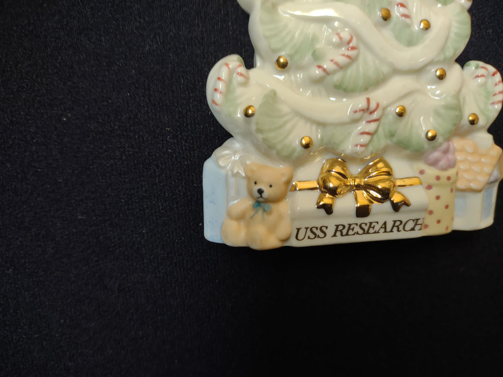 Lenox 2012 USS Research Christmas Tree Ornament (lot 1661)