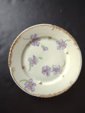 Vintage CFH GDM Field Haviland Limoges France Plate Purple Pansy 6-1/4" (lot 498
