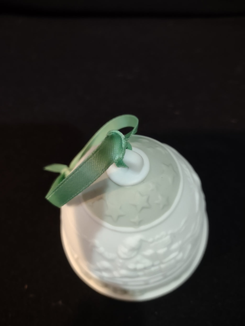 Vintage 1993 Lladro Christmas Bell Poinsettias Candles (Lot 4107)