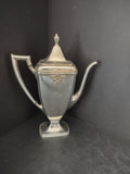Vintage Silver Plated Adoration Rogers Bros Coffee Pot Monogrammed (lot 3058c)