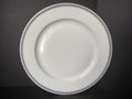 T & V Limoges France Dinner Plate Gold Black Decor (lot 1068)