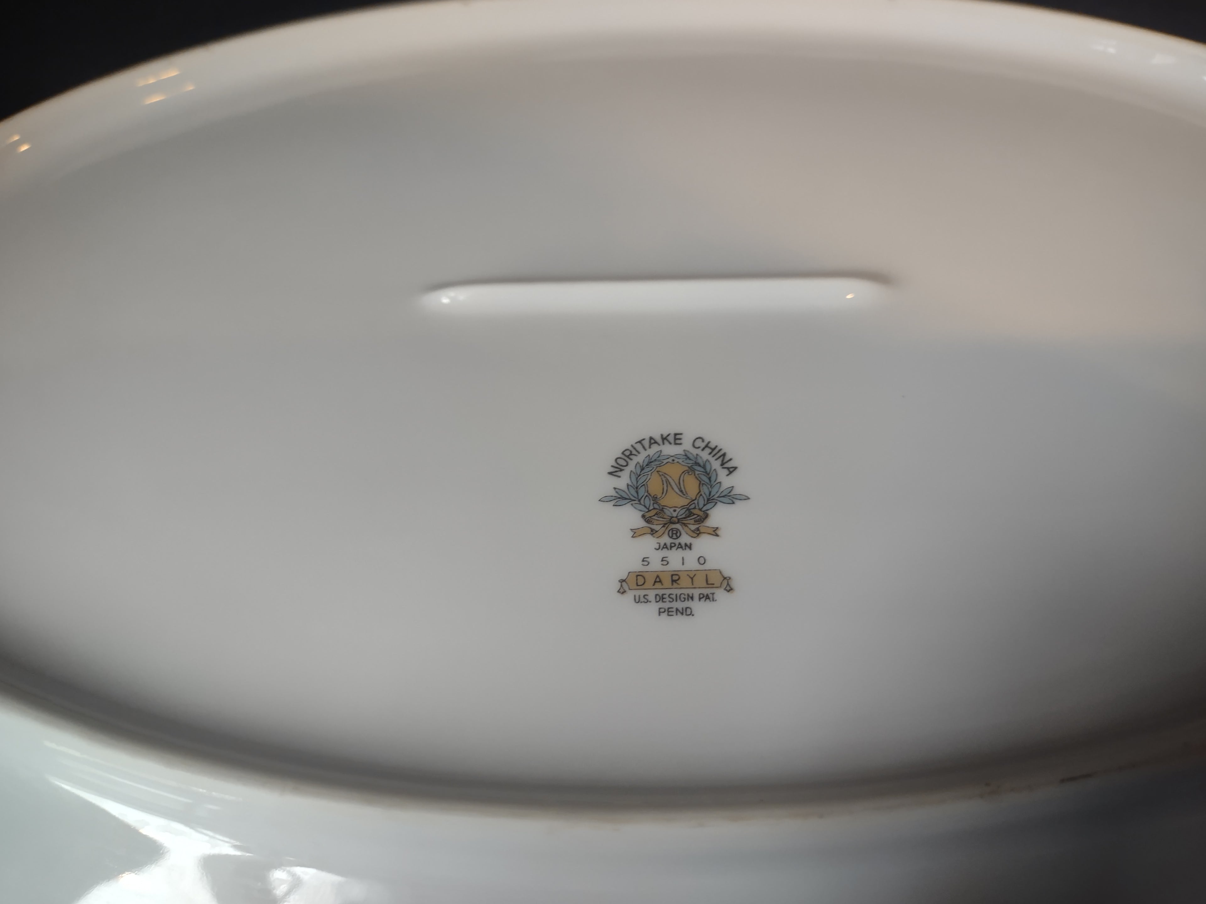 Vintage Noritake Japan Serving Platter Rose Daryl 14" (lot 2615)