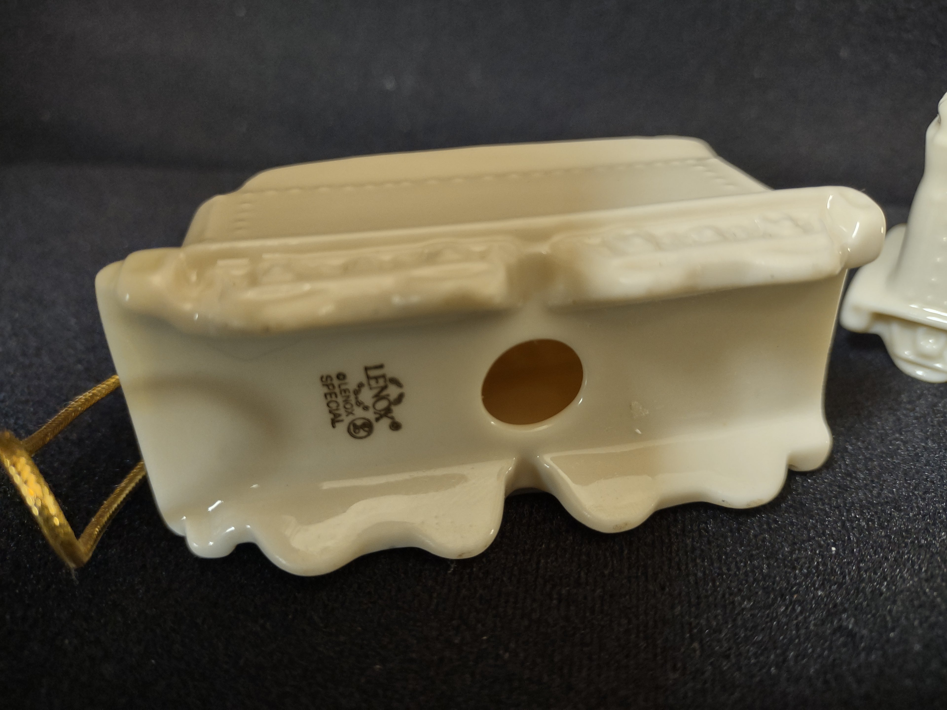 Lenox Set of 3 Train Christmas Ornament (lot 1655)