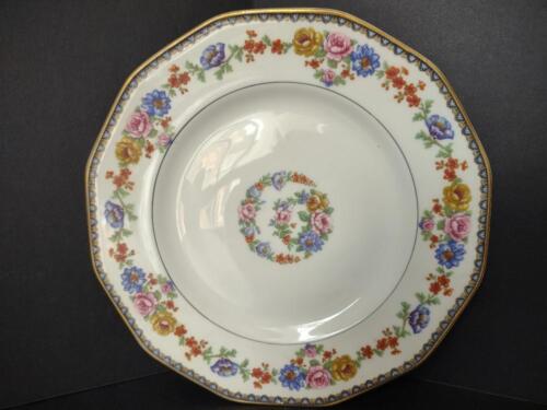 Vintage Haviland Limoges Cheverny Luncheon Plate 8-1/2" Floral (lot 793)