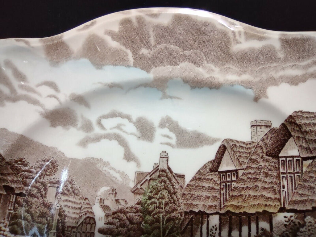 Vintage Johnson Bros Olde English Countryside Oval Serving Platter (lot 5526)