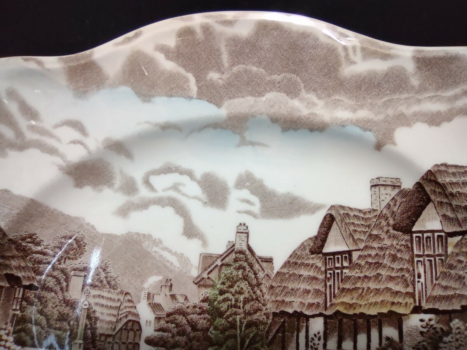 Vintage Johnson Bros Olde English Countryside Oval Serving Platter (lot 5526)