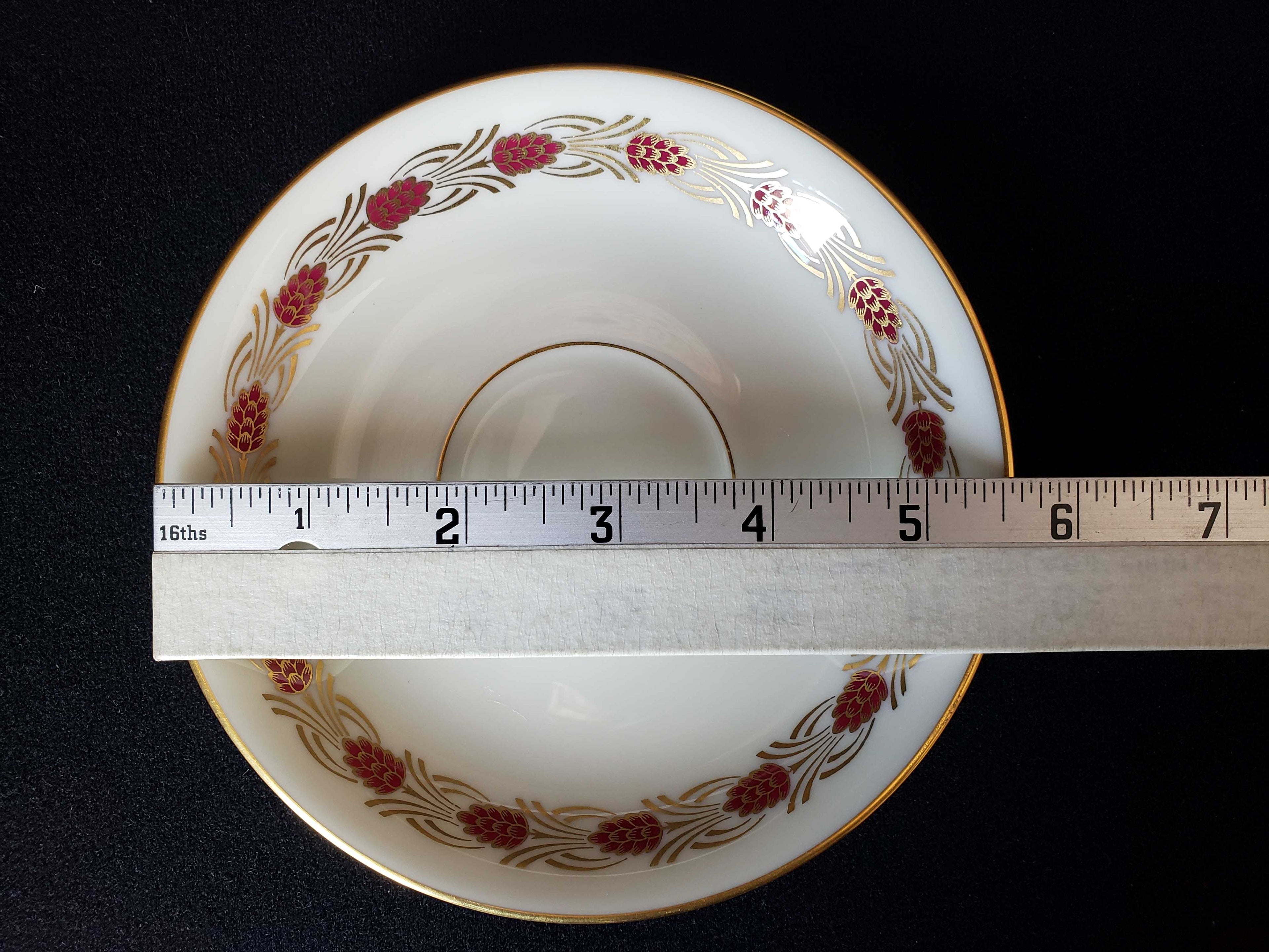 Vintage Lenox Pinehurst O-407-R Tea Cup with Saucer (lot 1937)