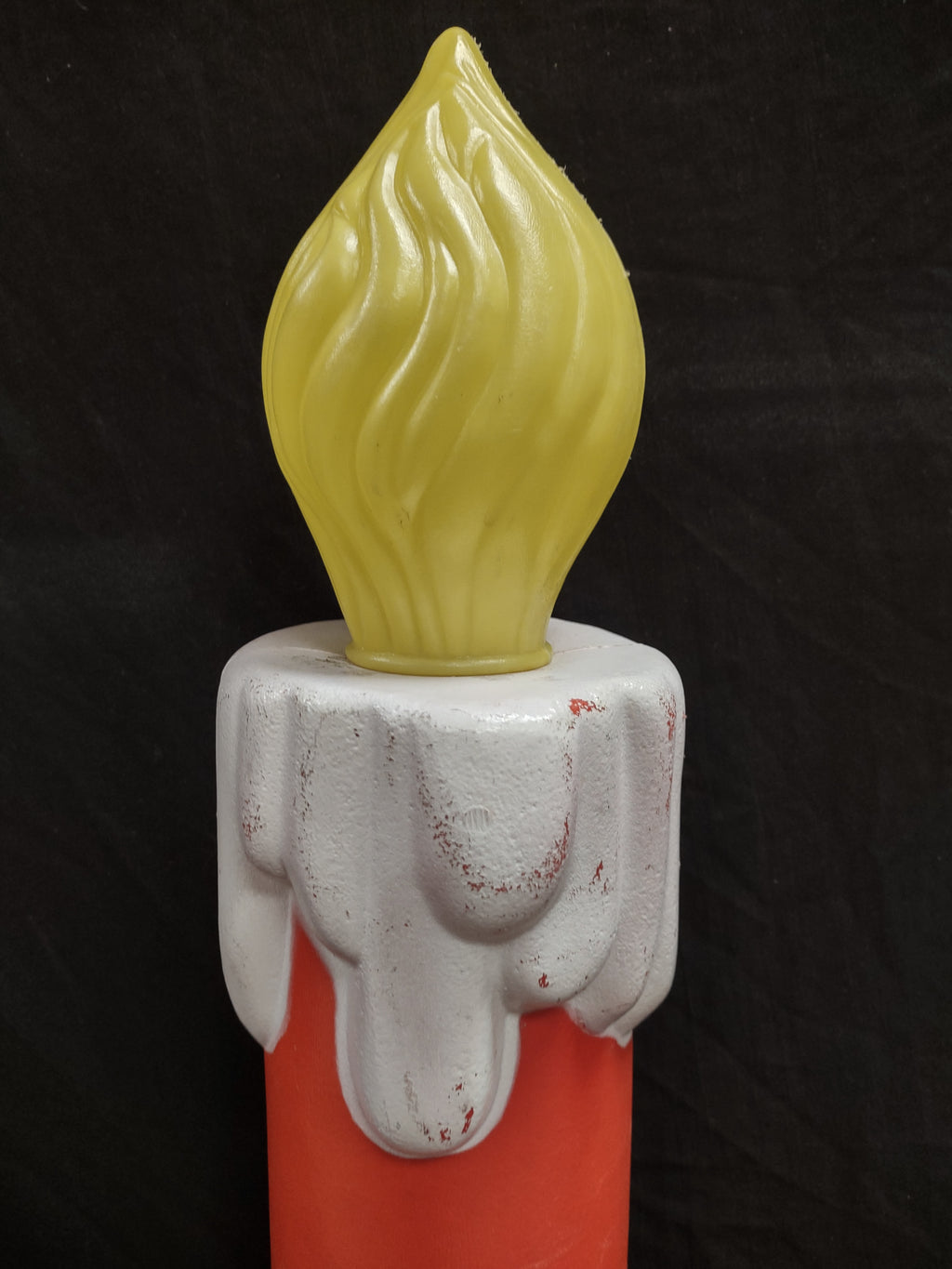 Vintage Christmas Blow Mold Candle 37" (lot 2333)