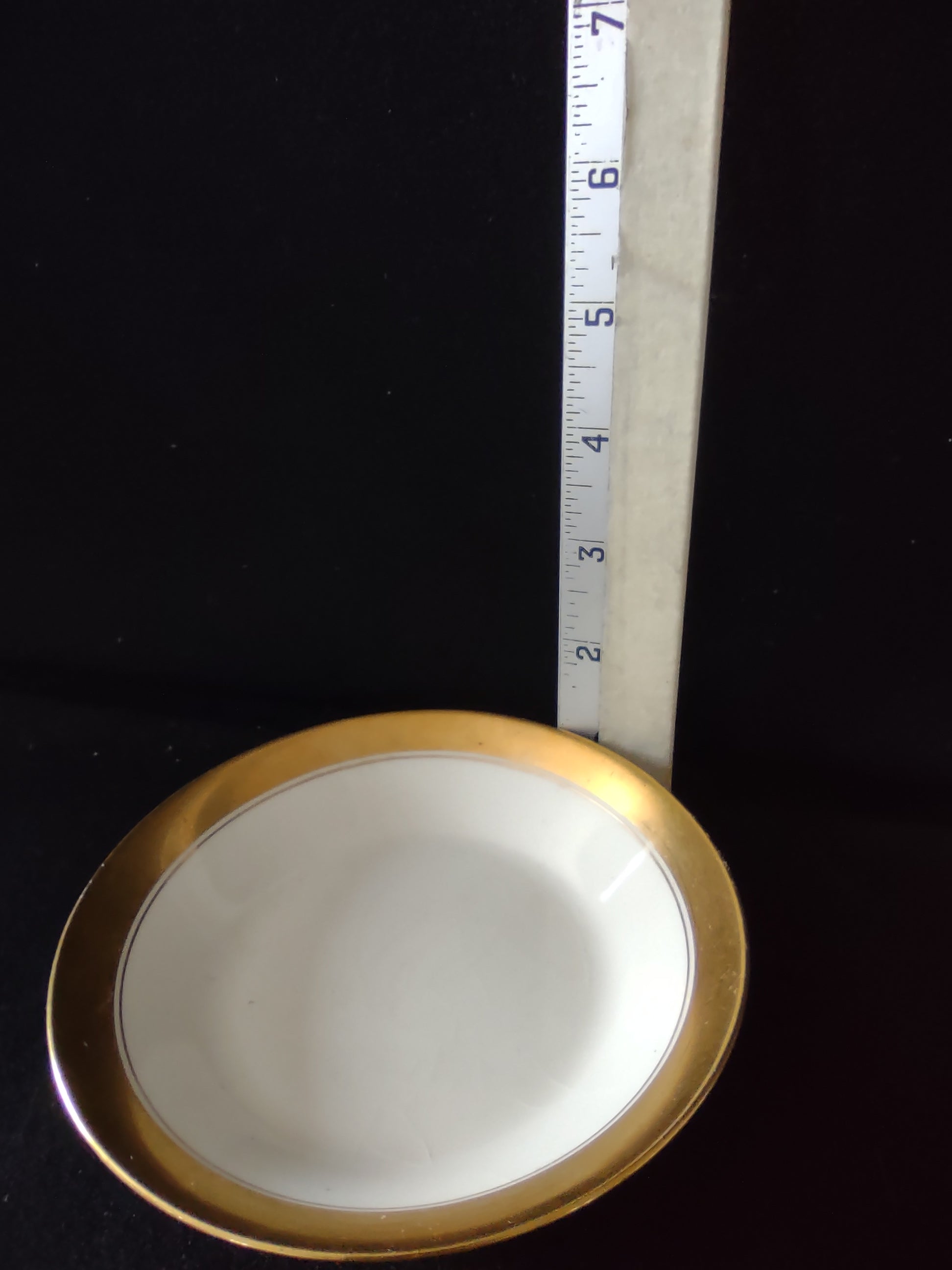 Vintage Johnson Brothers 5" Small Bowl Pareek Gold Rimmed Set Of 6 (Lot 5552)