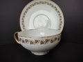 Vintage GDA Haviland Limoges France Ivy Gold Trim Large Teacup & Saucer (lot 709