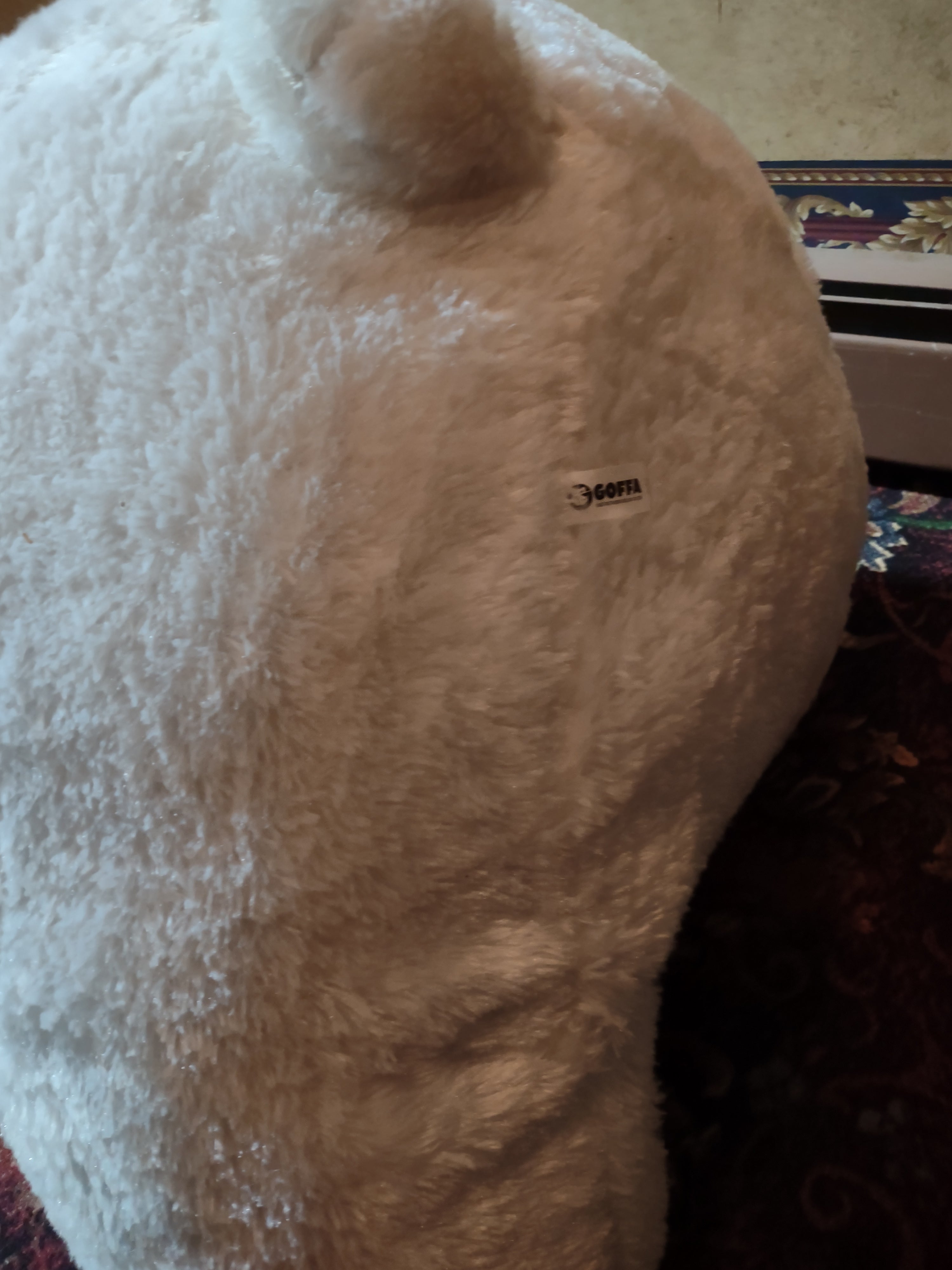 Large 3 Ft Plush Polar Bear (lot 3402)
