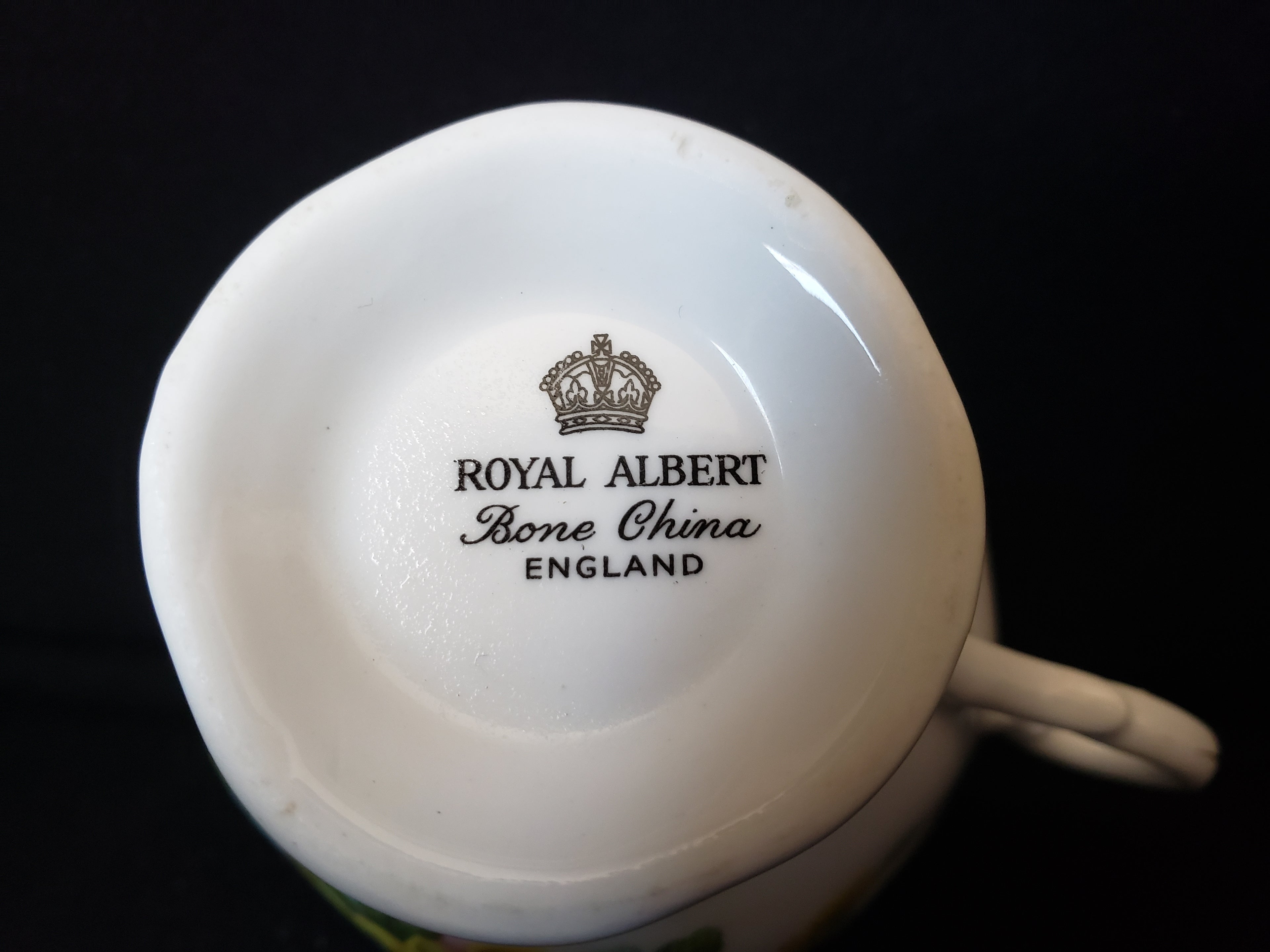 Vintage Royal Albert Floral Primula Demitasse Cup ONLY (lot 2038)