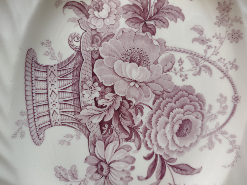 Vintage Royal Staffordshire Serving Platter Charlotte Floral Basket (Lot 5676)