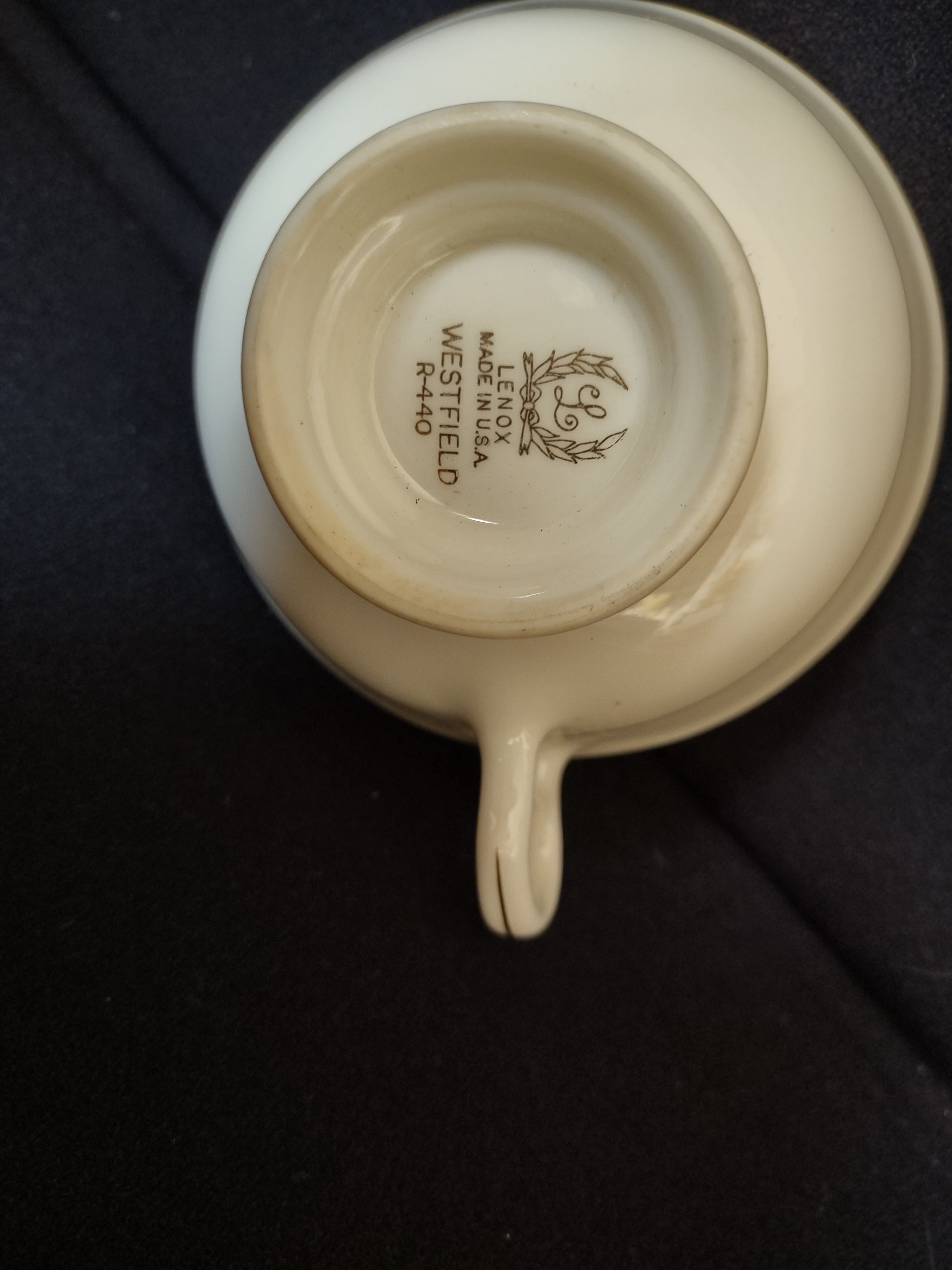 Vintage Lenox Westfield R-440 Tea Cup ONLY (lot 1893)