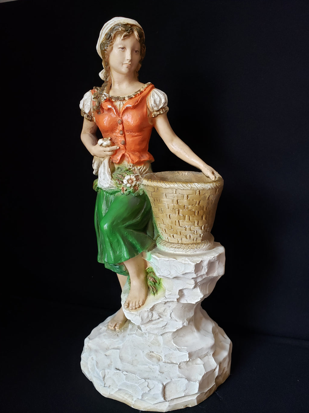 Universal Statuary Village Girl 14" (lot 2139)