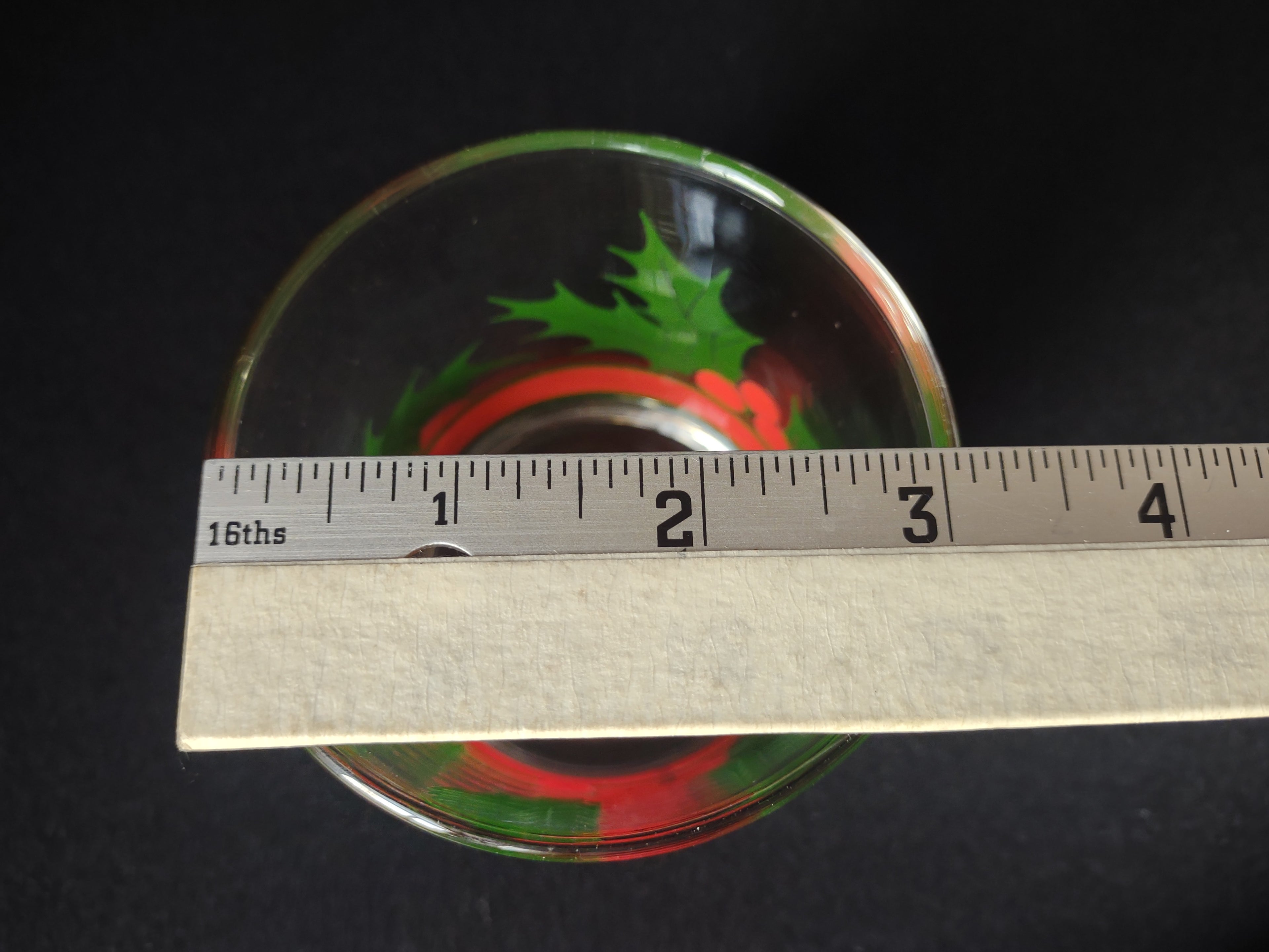 Lot 10 Vintage Libby Holiday Christmas Holly Berry (lot 2412)